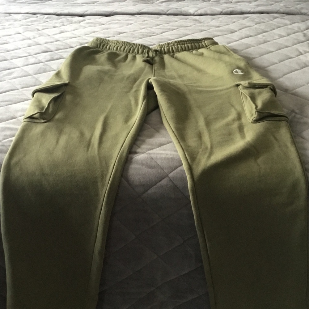 Champion Olive Cargo Jogger Pants